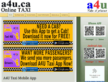 Tablet Screenshot of a4u.ca